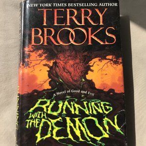 Running With The Demon by Terry Brooks Fantasy Horror Novel Book Hardcover